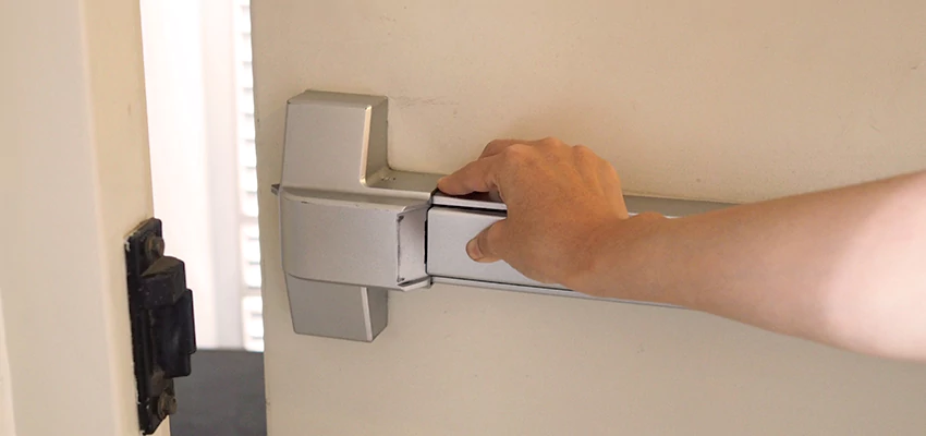 Roller Gate Panic Bar Installation in El Granada, California